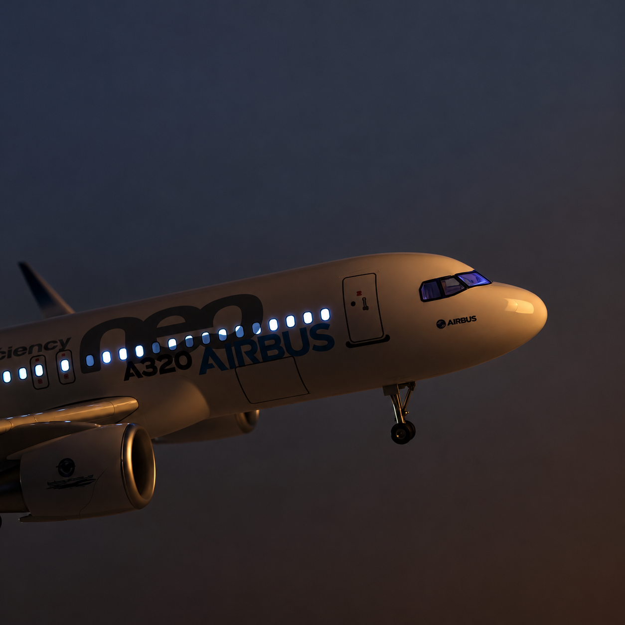 Airbus A320neo Prototype 1:80 LED Aircraft Model – 47cm