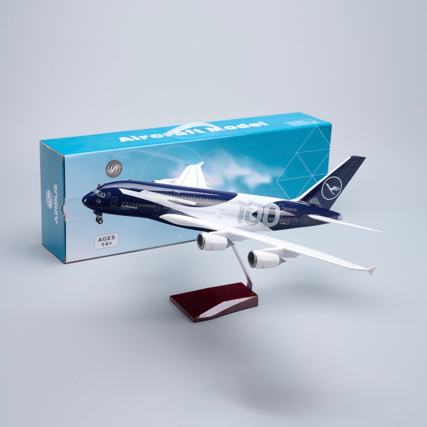 Airbus A380 Lufthansa 100 Years Commemorative – 1:160 Scale Model