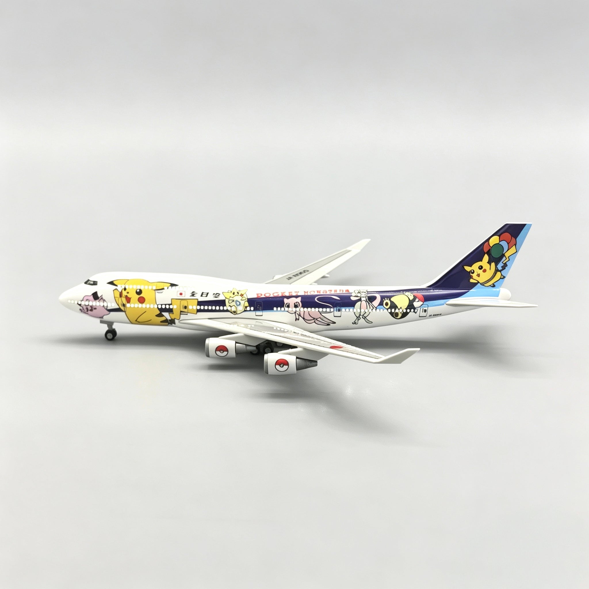 ANA Boeing 747-400 Pokémon 1:190 LED Aircraft Model | 37cm