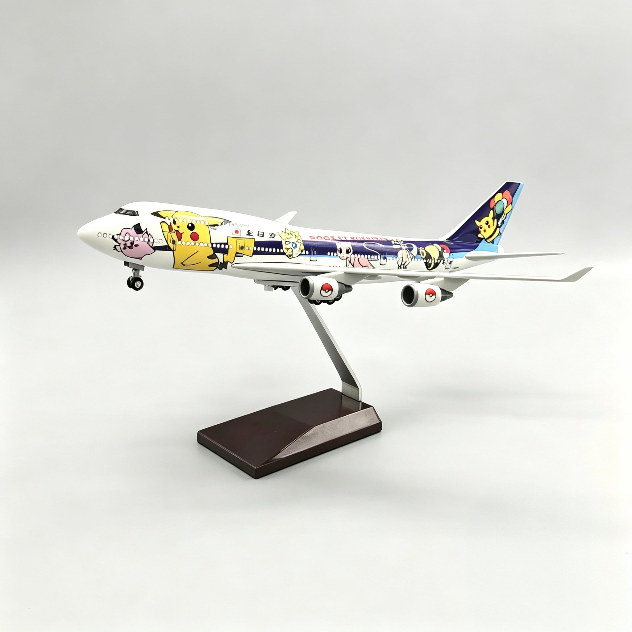 ANA Boeing 747-400 Pokémon 1:190 LED Aircraft Model | 37cm