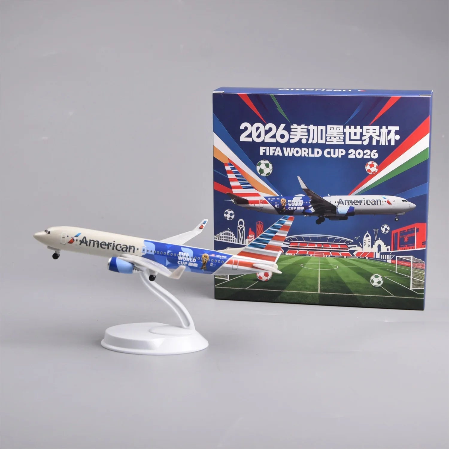American Airlines Boeing 737-800 "FIFA World Cup 2026" – 20 cm / 7.9 in