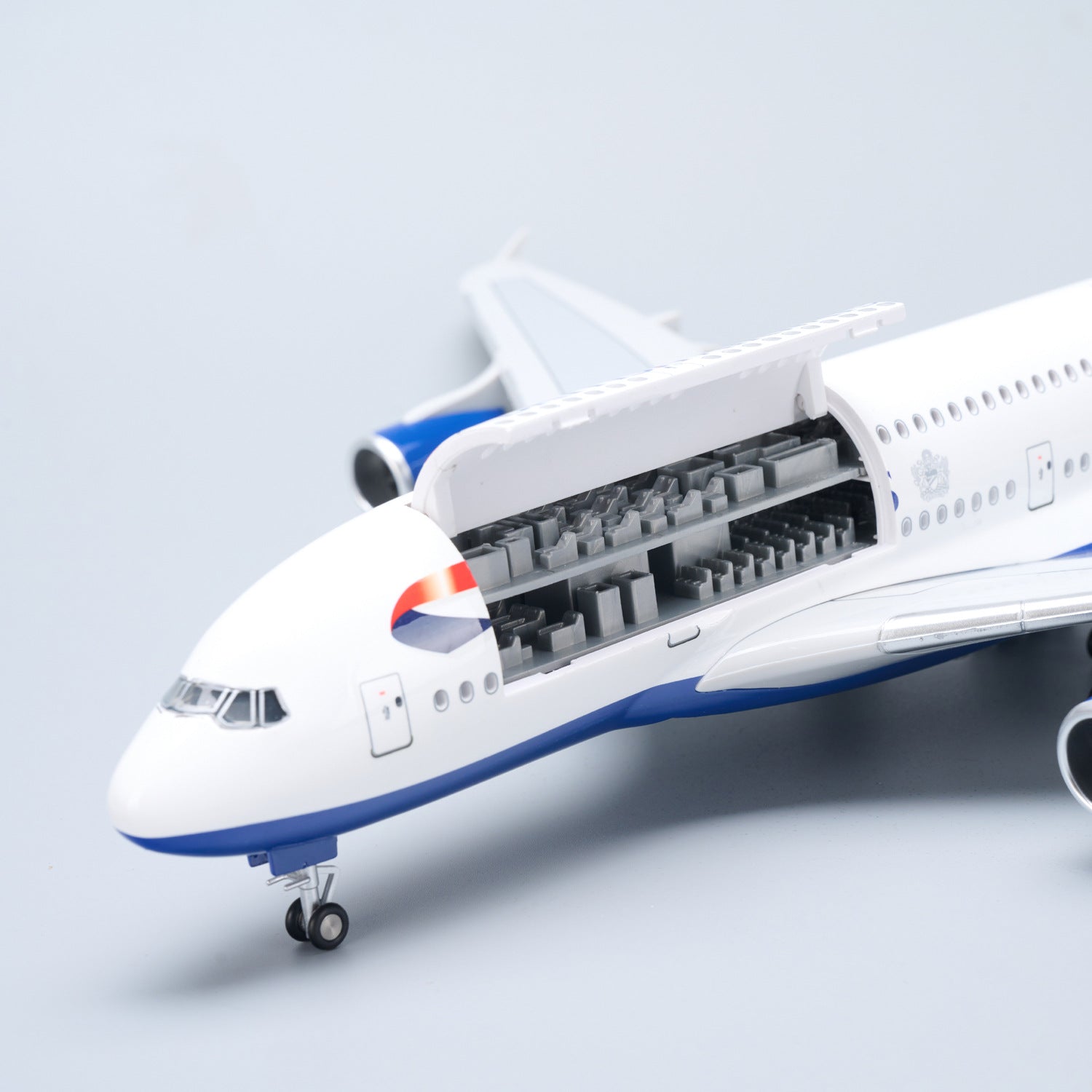 British Airways Airbus A380 1:160 – 45.5 cm / 17.9 in – Voice-Activated LED Lights