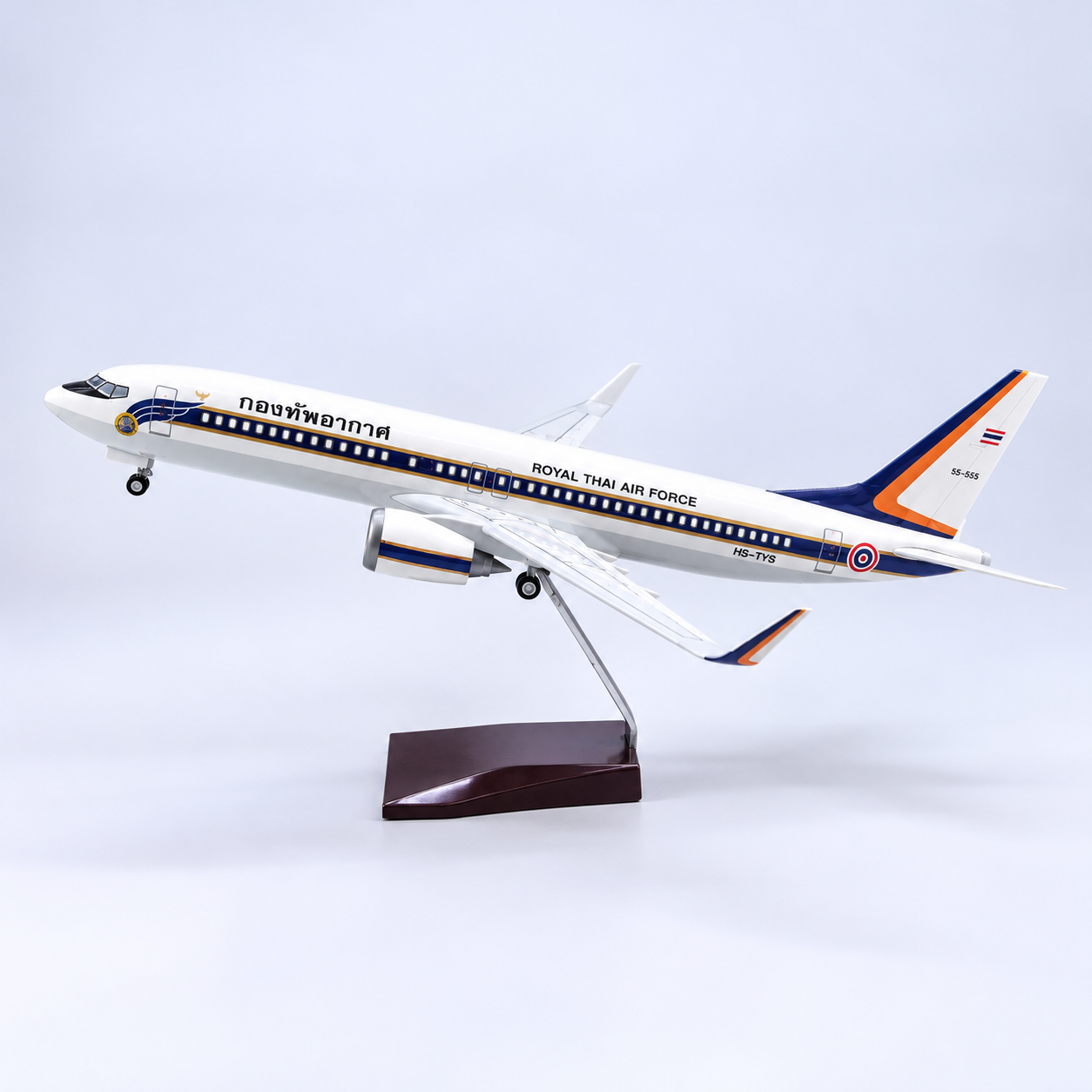 Royal Thai Air Force Boeing 737 1:85 Scale Resin Aircraft Model