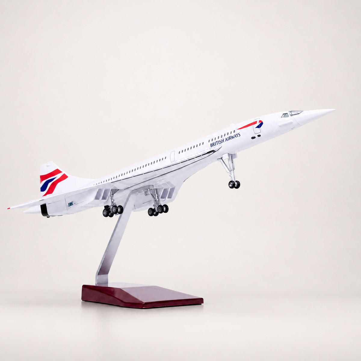 British Airways Concorde – 1:125 Scale – 50cm / 19.7in – LED Aircraft Model