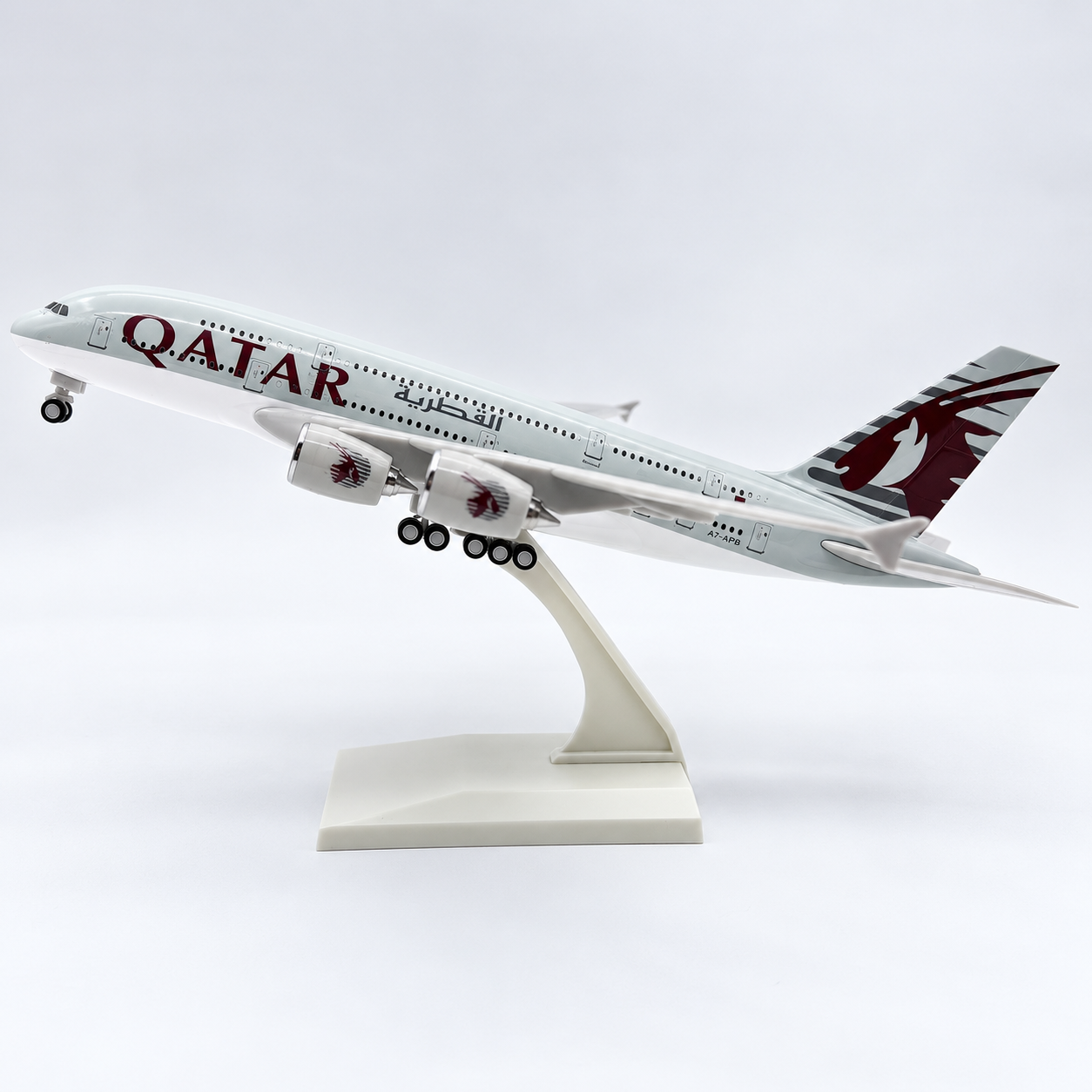Qatar Airways Airbus A380 Resin Aircraft Model | SkyCraft Models
