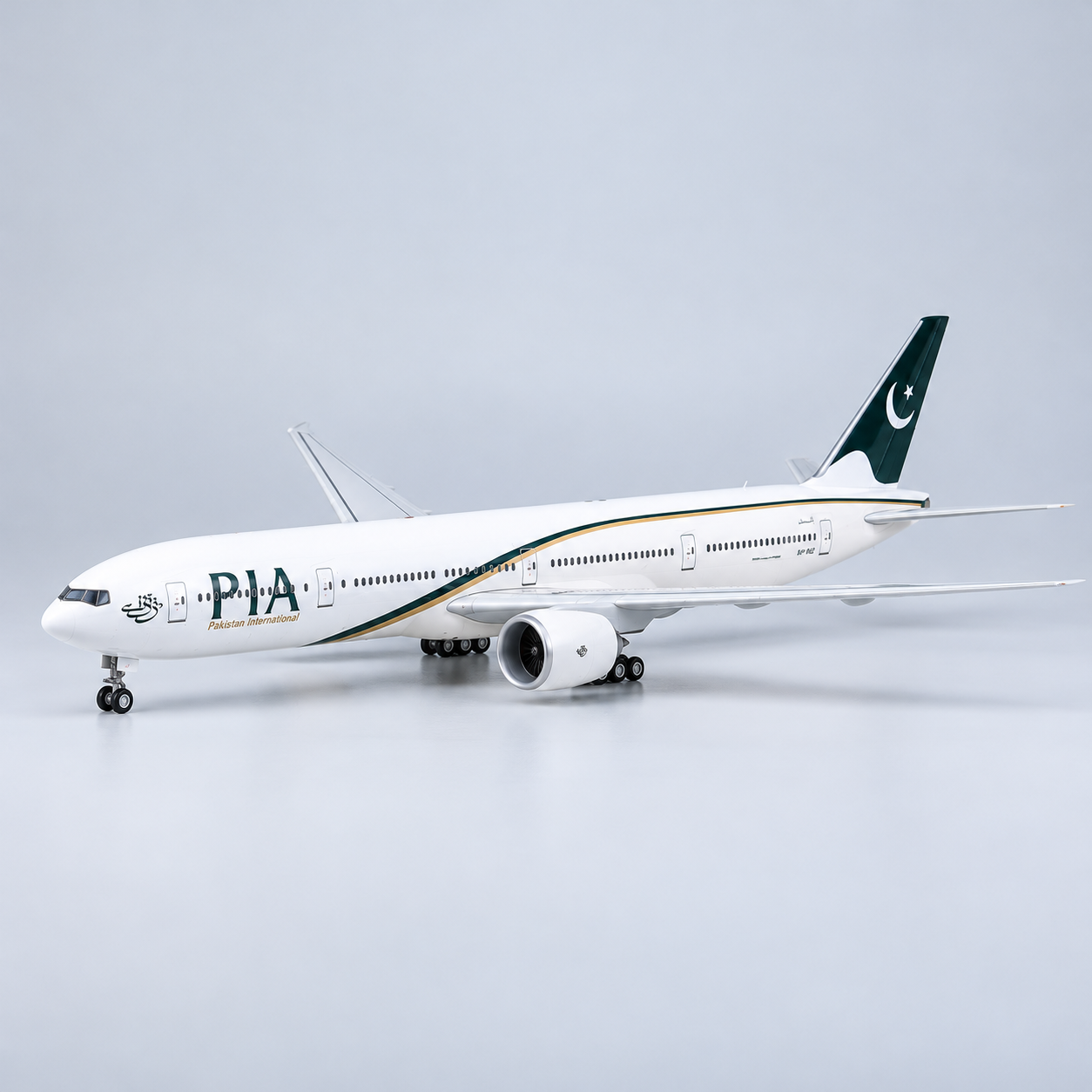 Pakistan International Airlines (PIA) Boeing 777 1:157 Scale Resin Aircraft Model