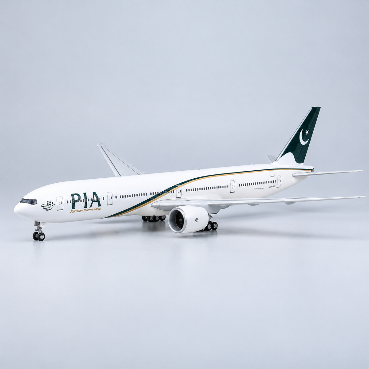 Pakistan International Airlines (PIA) Boeing 777 1:157 Scale Resin Aircraft Model