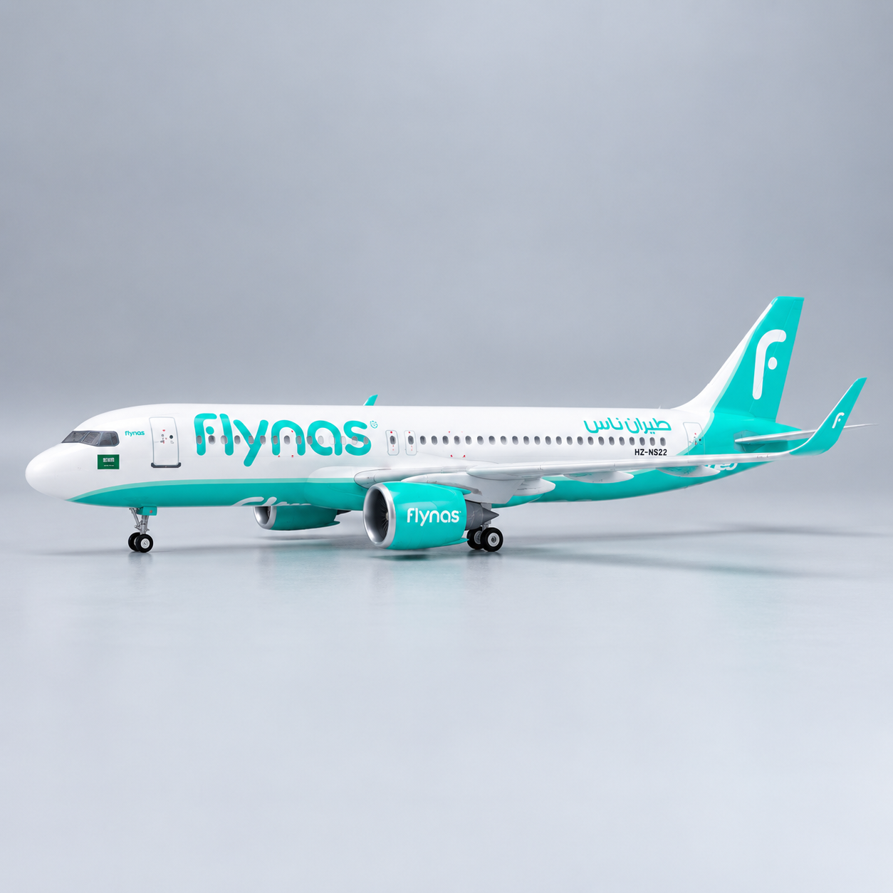 Flynas Airbus A320neo 1:80 Scale LED Aircraft Model