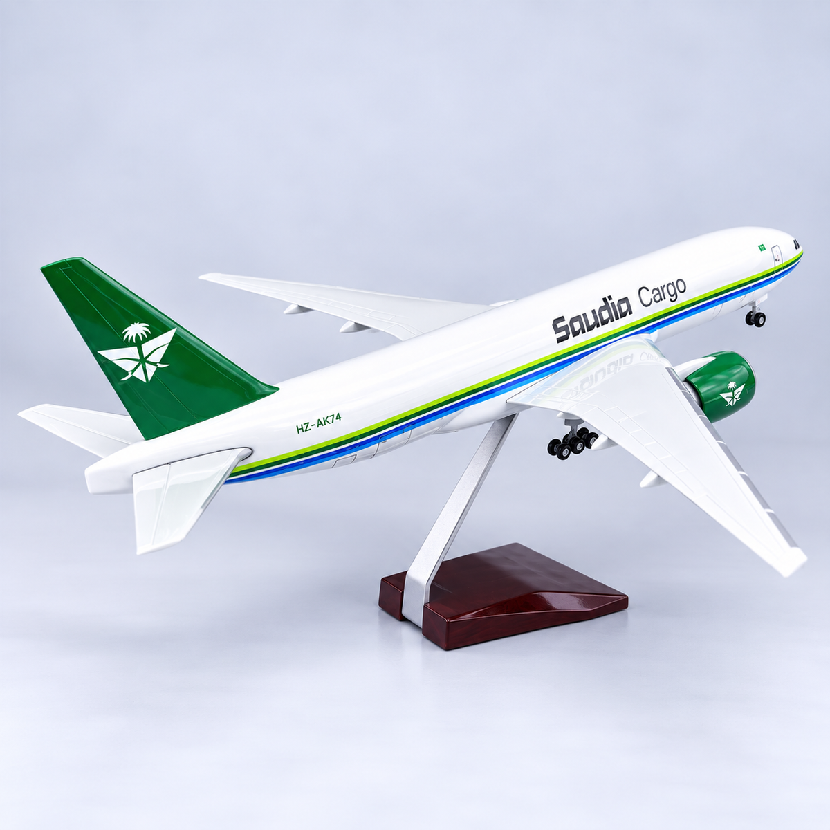 Saudia Cargo Boeing 777 Freighter 1:157 Scale Aircraft Model