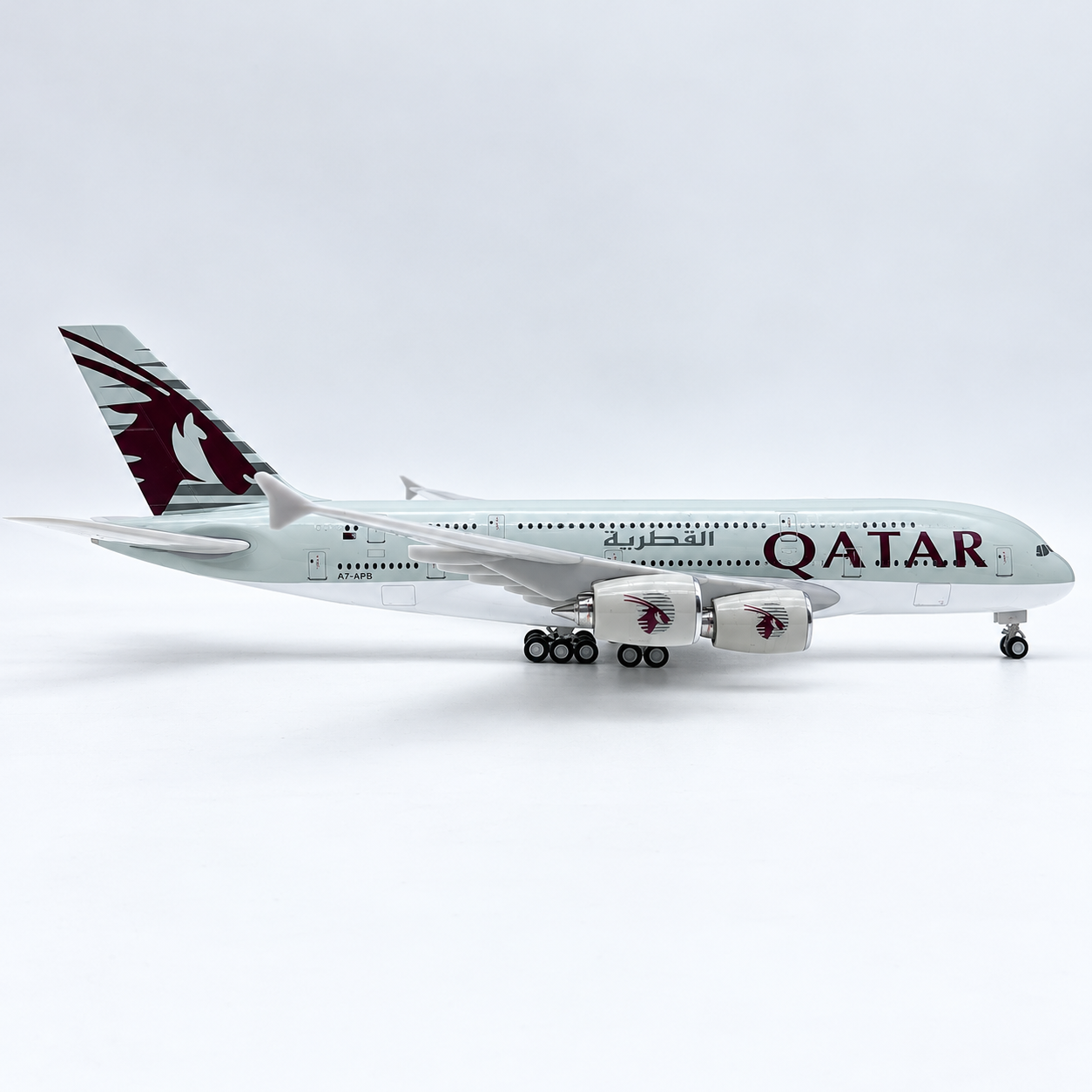 Qatar Airways Airbus A380 Resin Aircraft Model | SkyCraft Models