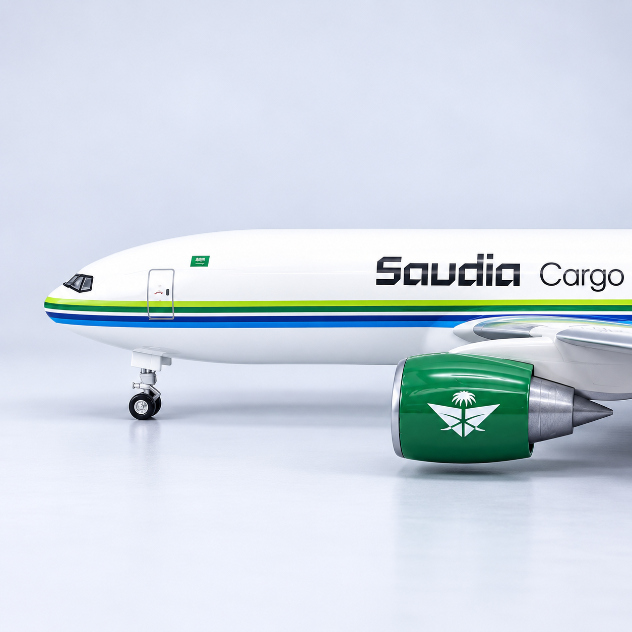 Saudia Cargo Boeing 777 Freighter 1:157 Scale Aircraft Model