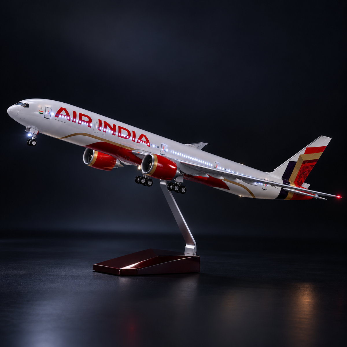 Air India Boeing 777-300ER 1:157 Scale LED Aircraft Model