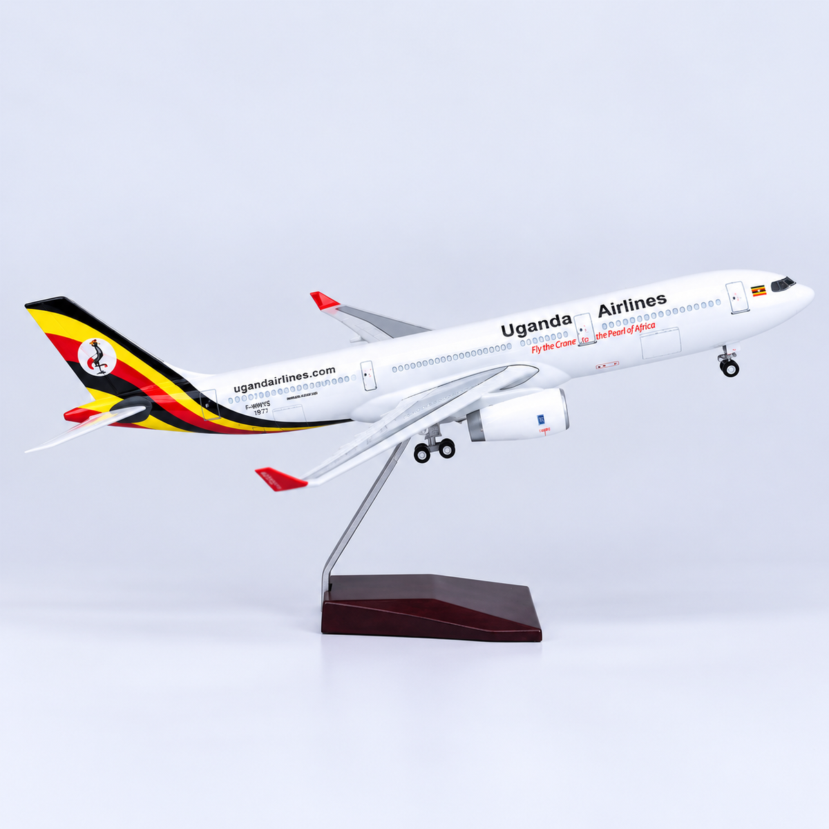 Uganda Airlines Airbus A330 1:135 LED Model | 47cm Aircraft