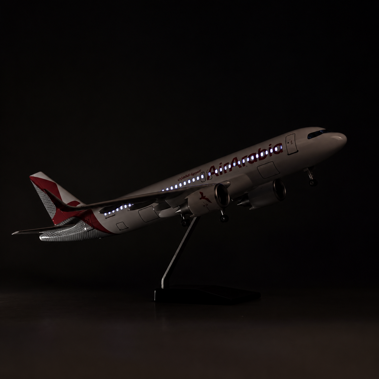 Air Arabia Airbus A320neo 1:80 LED Aircraft Model | 47cm
