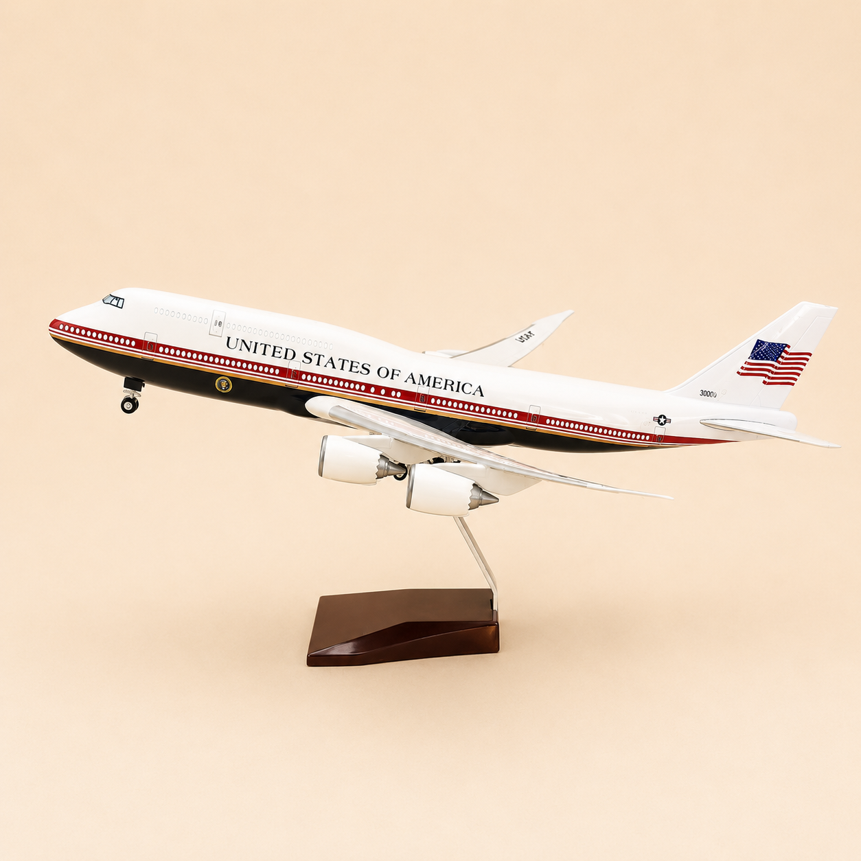 Air Force One Boeing 747-8 (VC-25B) Presidential Aircraft Model Scale 1:150 | 47 cm (18.5 in) | Premium Resin Collection