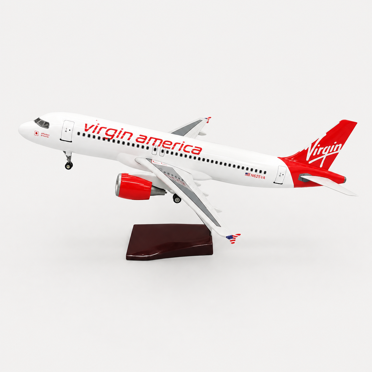 Virgin America Airbus A320 Aircraft Model – 47cm LED Lighted Collectible Display Model