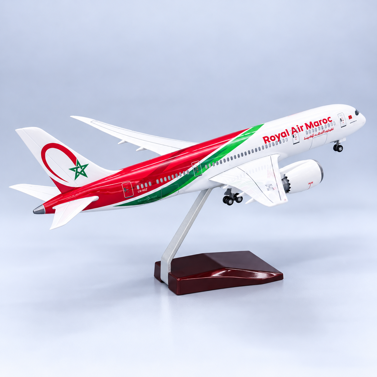 Royal Air Maroc Boeing 787-8 Dreamliner 1:130 Scale LED Aircraft Model