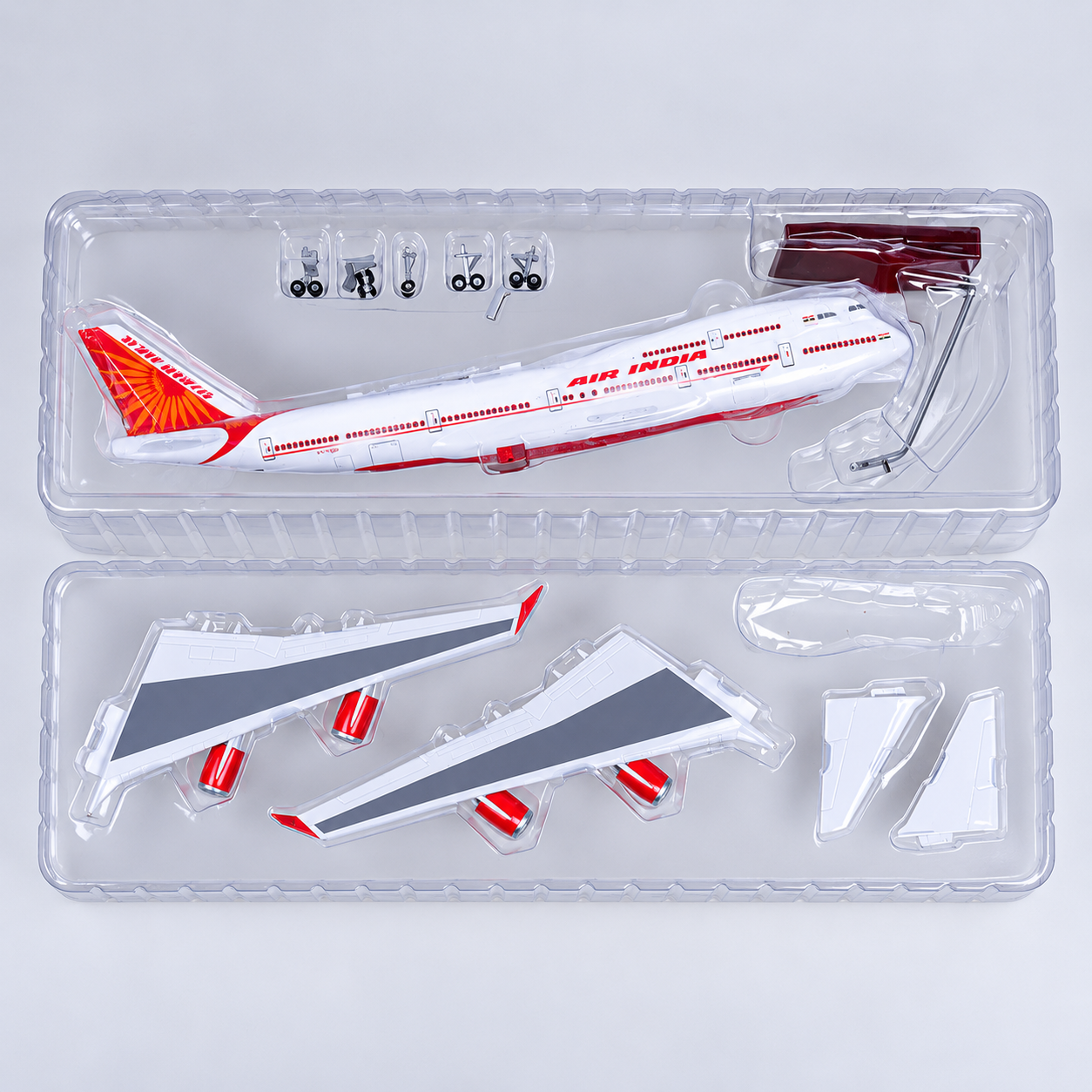 Air India Boeing 747-400  1:150 Scale LED Aircraft Model