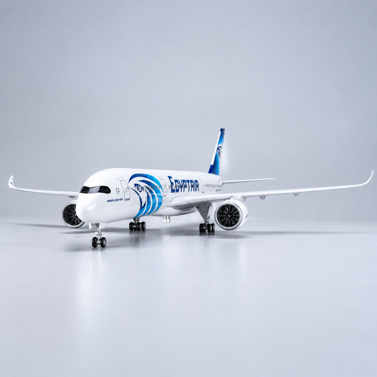EgyptAir Airbus A350-900 1:142 LED Aircraft Model