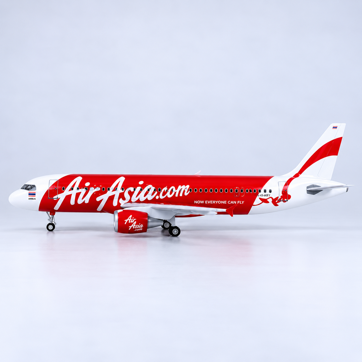 AirAsia Airbus A320neo 1:80 Scale LED Aircraft Model