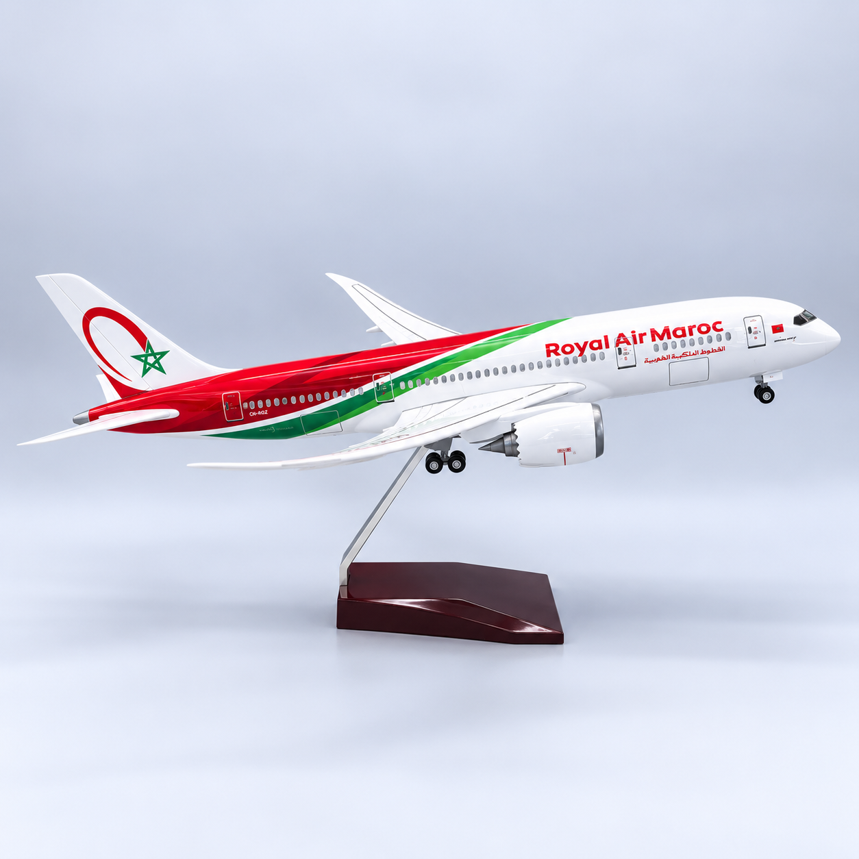 Royal Air Maroc Boeing 787-8 Dreamliner 1:130 Scale LED Aircraft Model