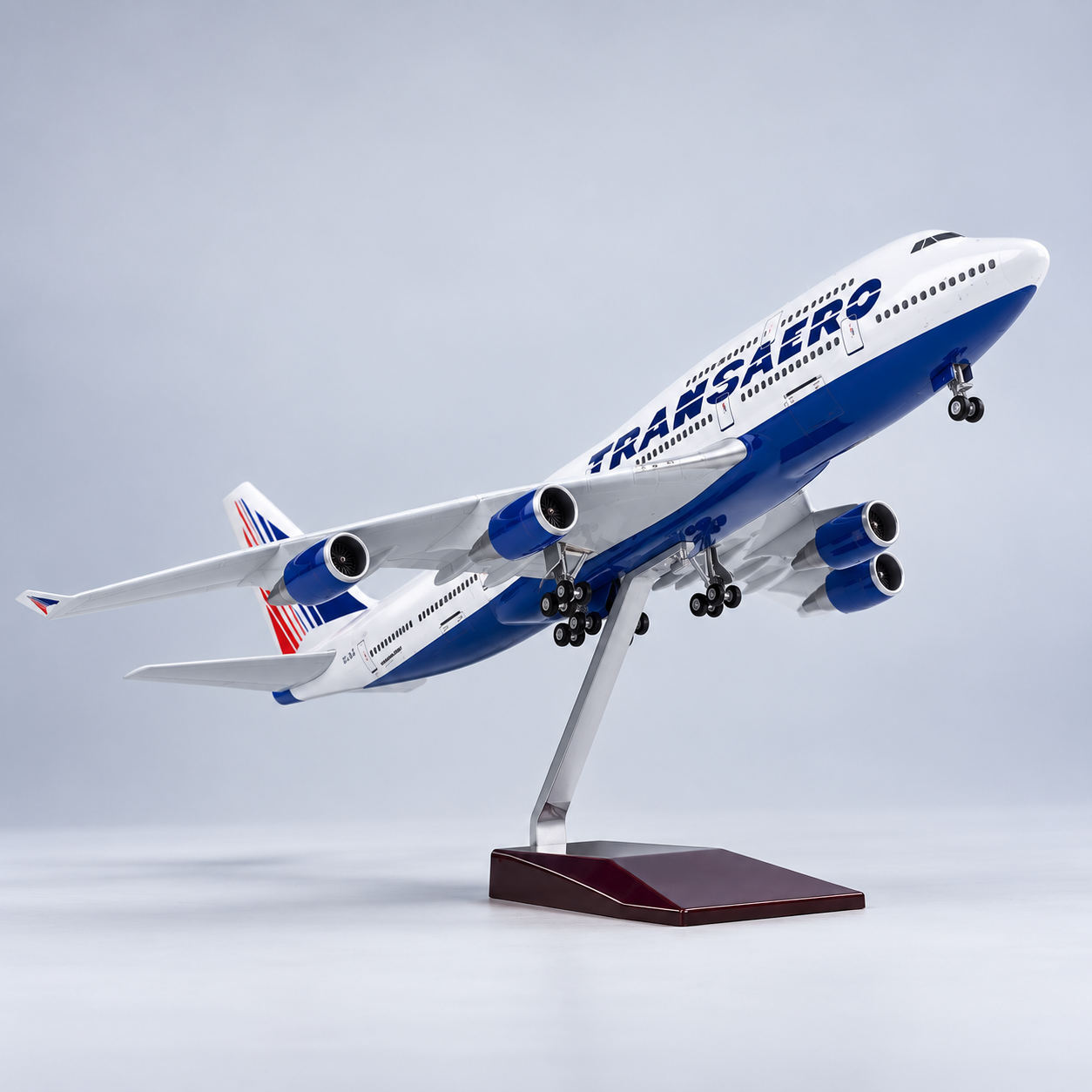 Transaero Boeing 747 LED Aircraft Model