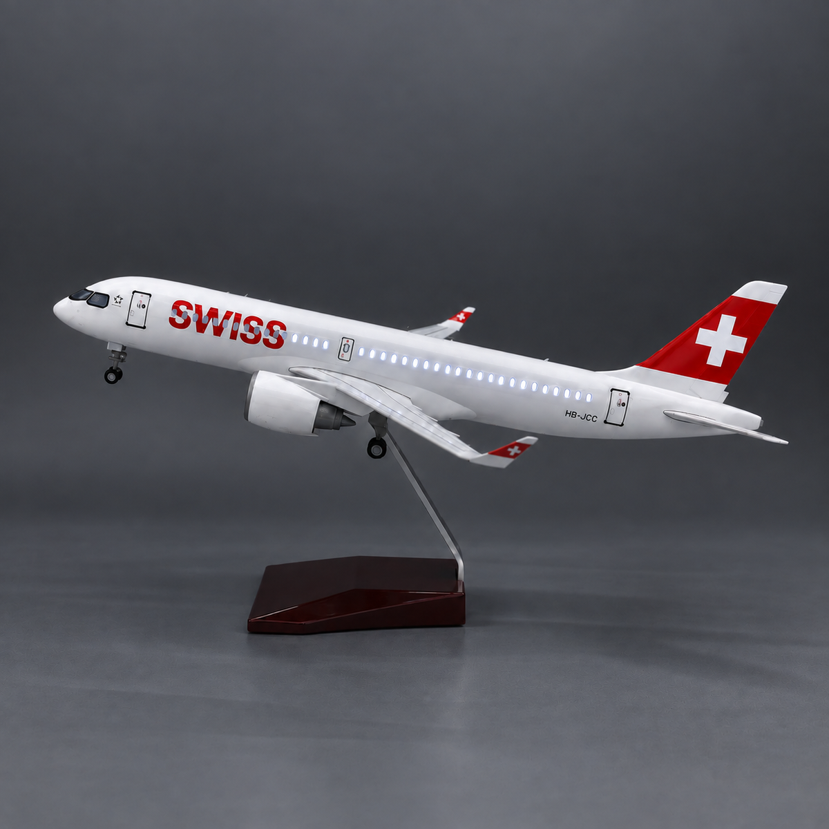 SWISS Airbus A220-300 AIr Plane Models