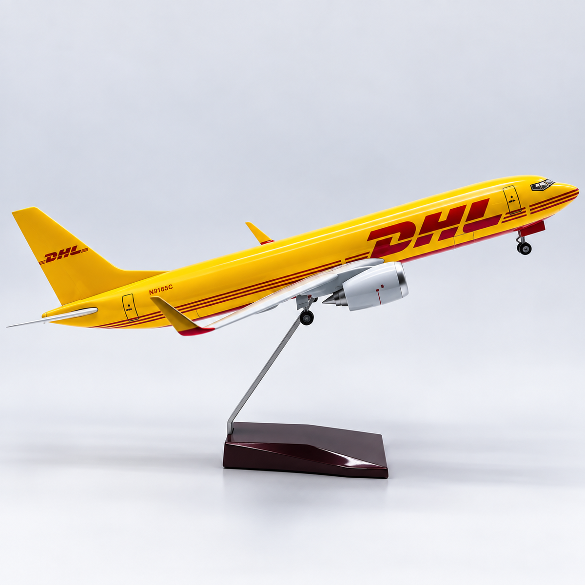 DHL Boeing 737-800 1:85 Scale Aircraft Model – 47cm Cargo Plane Model