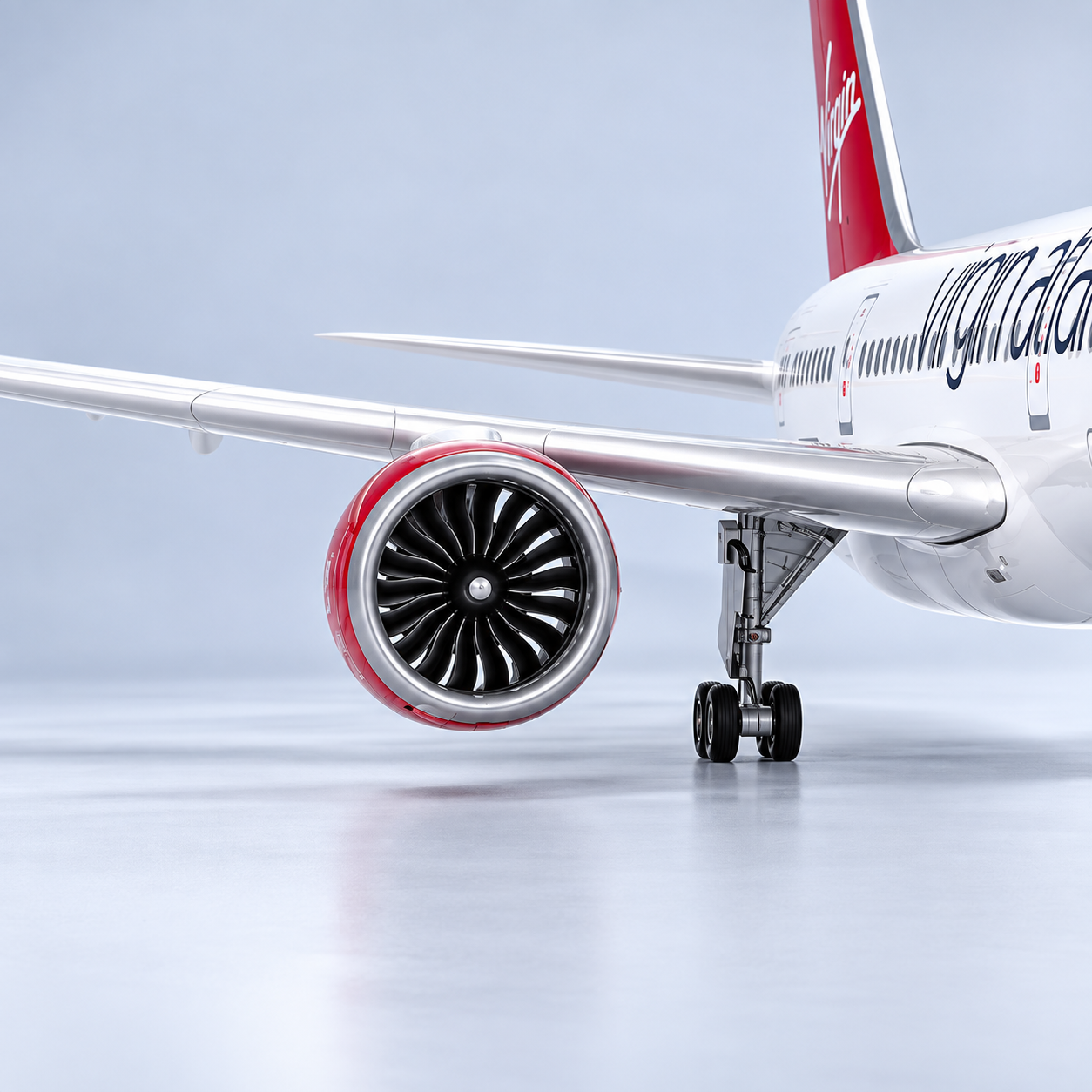 Virgin Atlantic Boeing 787-9 Dreamliner 1:130 Scale LED Aircraft Model