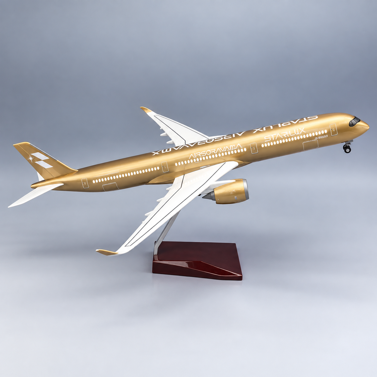 STARLUX Airlines Airbus A350-1000 Gold Livery