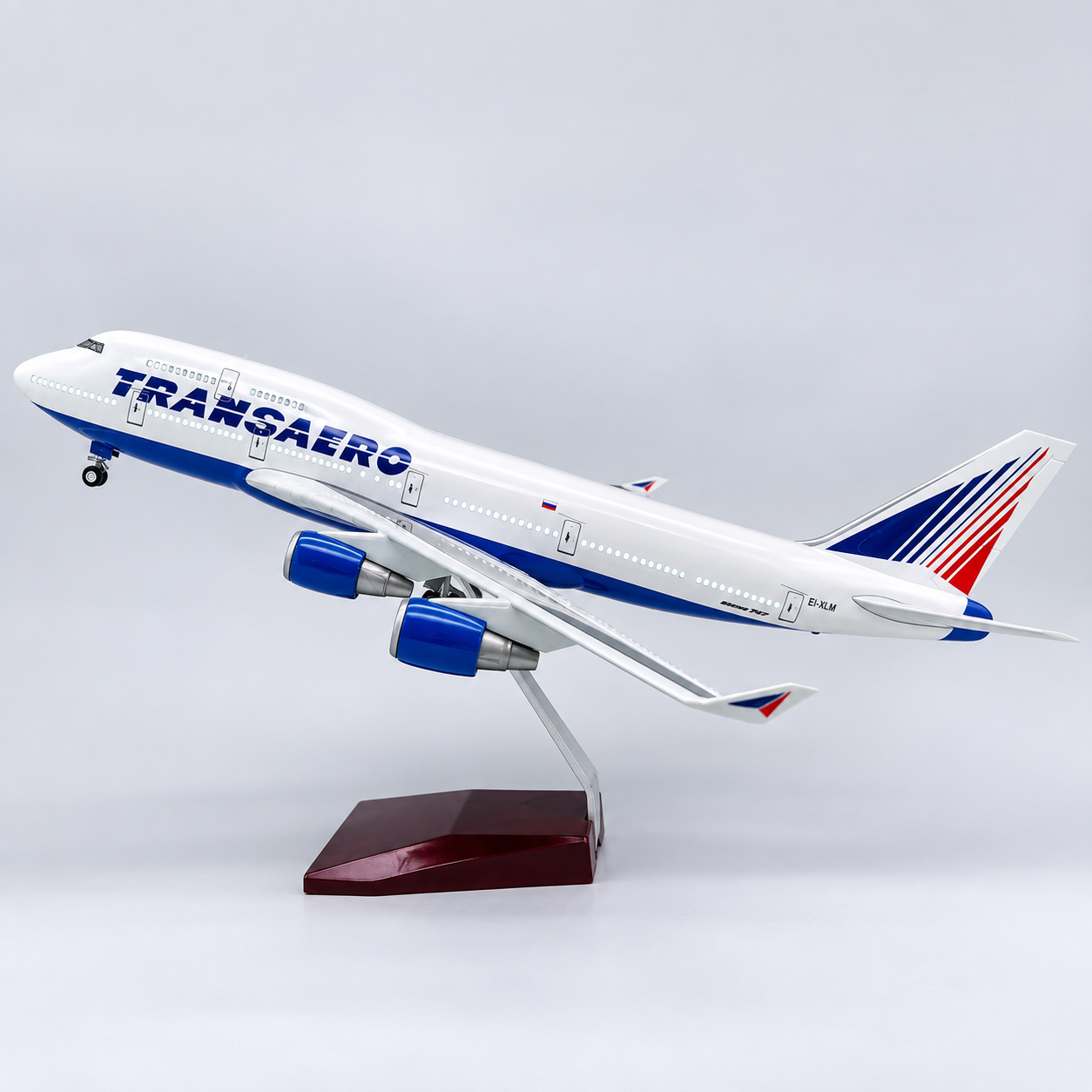 Transaero Boeing 747 LED Aircraft Model