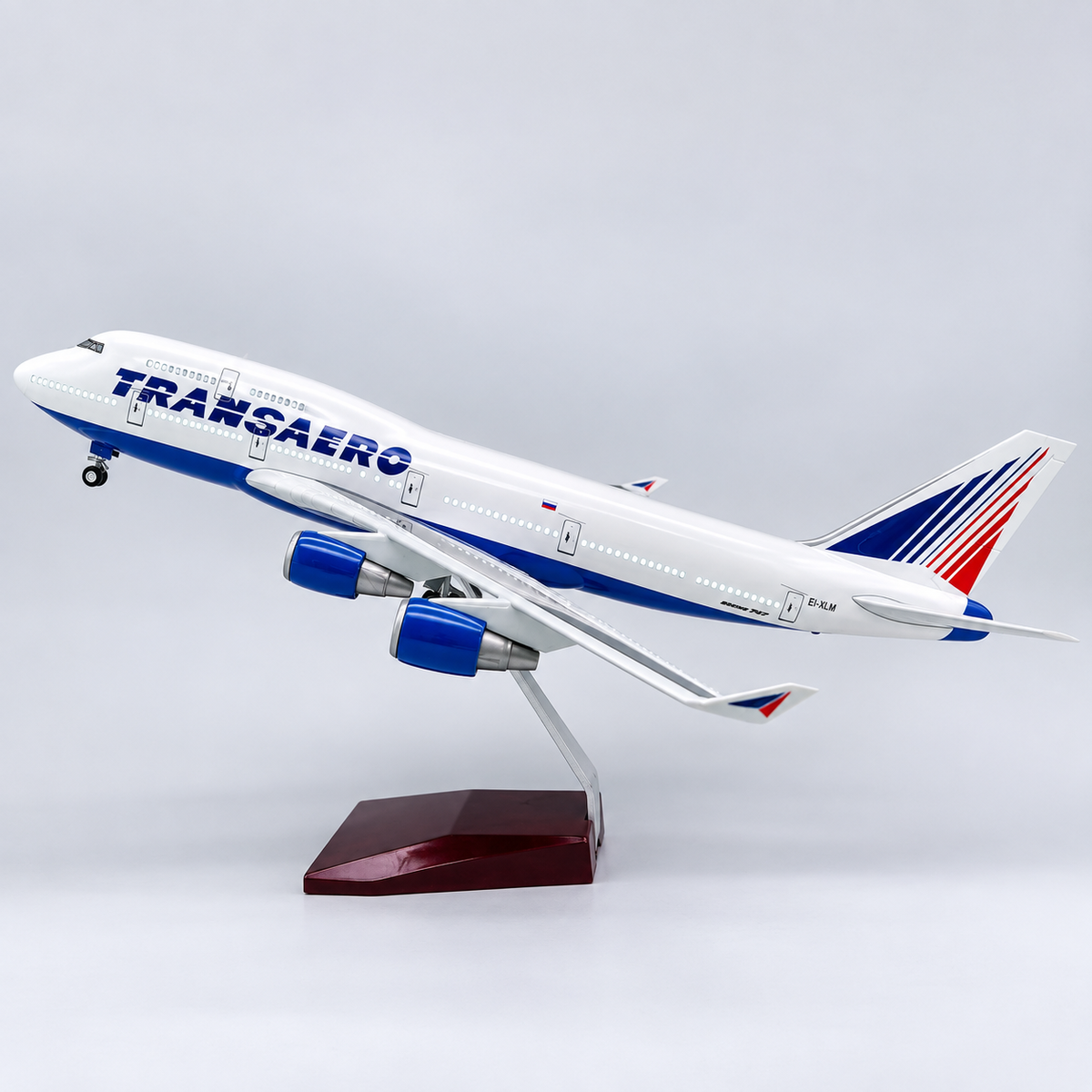 Transaero Boeing 747 LED Aircraft Model