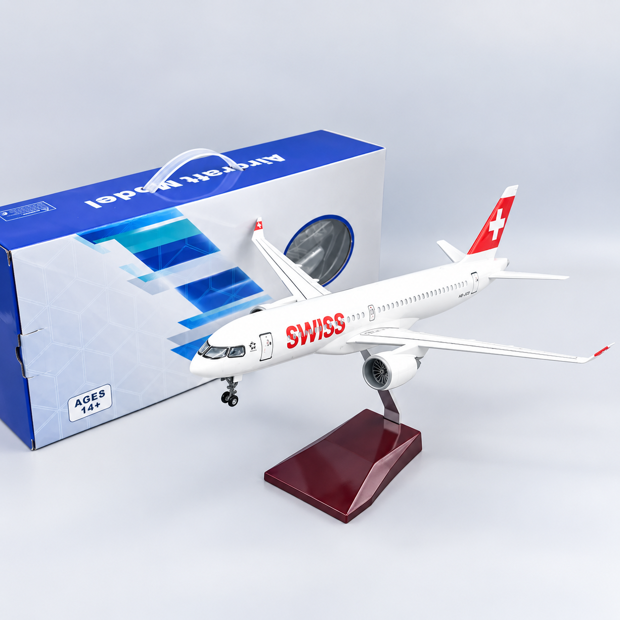 SWISS Airbus A220-300 AIr Plane Models