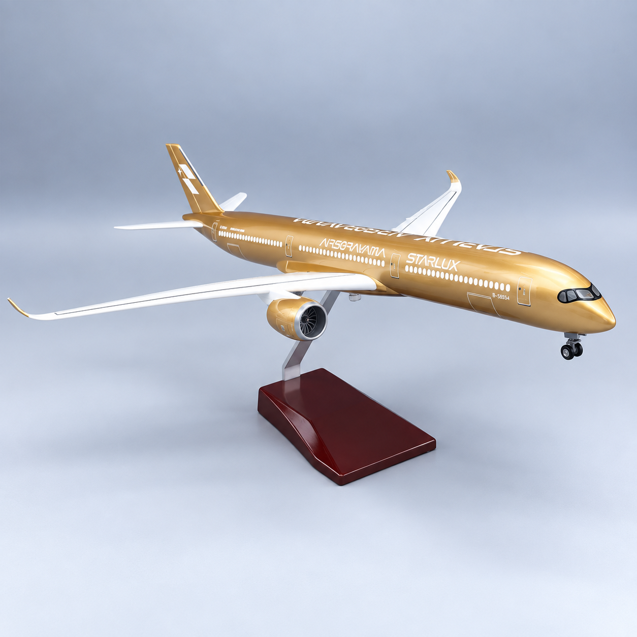STARLUX Airlines Airbus A350-1000 Gold Livery