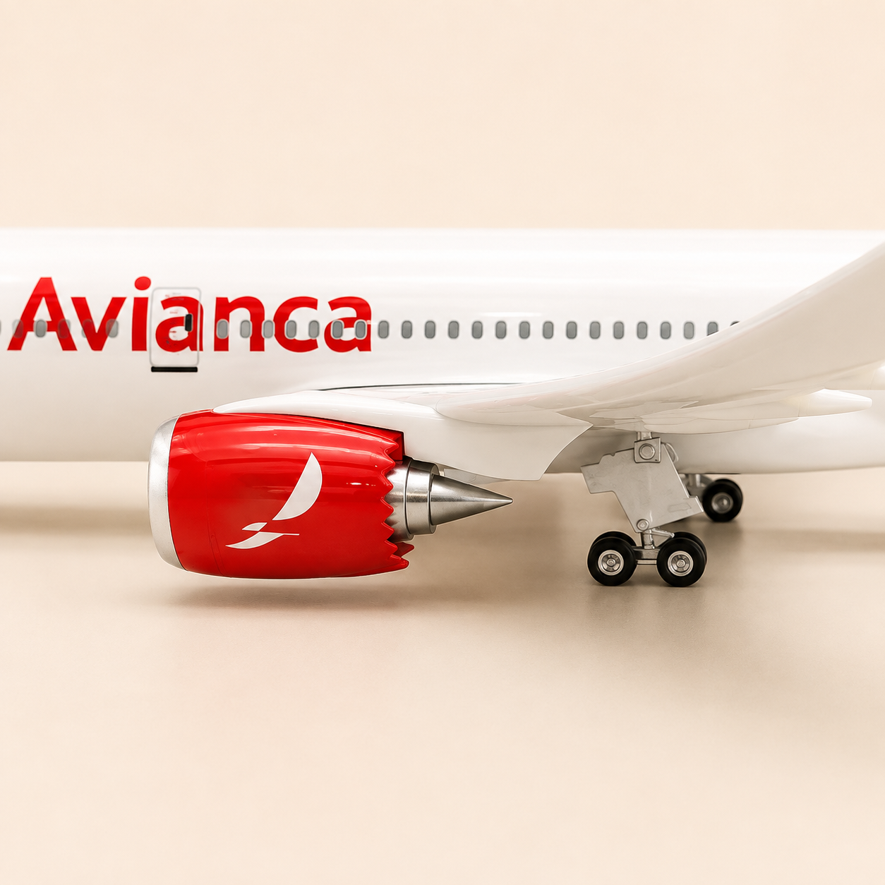 Avianca Boeing 787 Dreamliner 1:130 Scale Airplane Model – 43 cm / 16.9 in | LED Lights