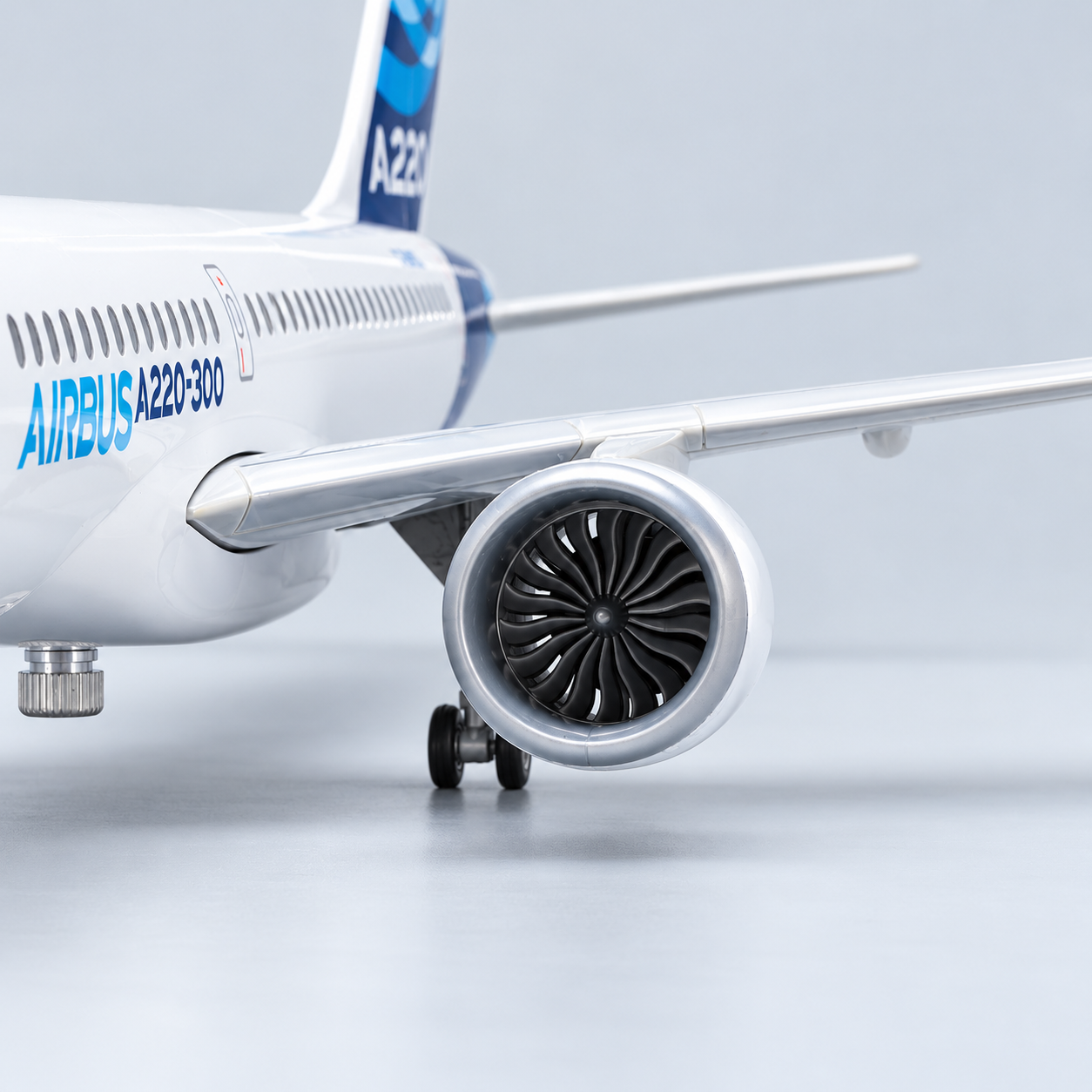 Airbus A220-300 1:100 LED Aircraft Model – 38cm with Stand