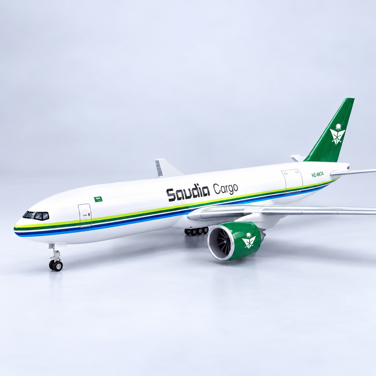 Saudia Cargo Boeing 777 Freighter 1:157 Scale Aircraft Model