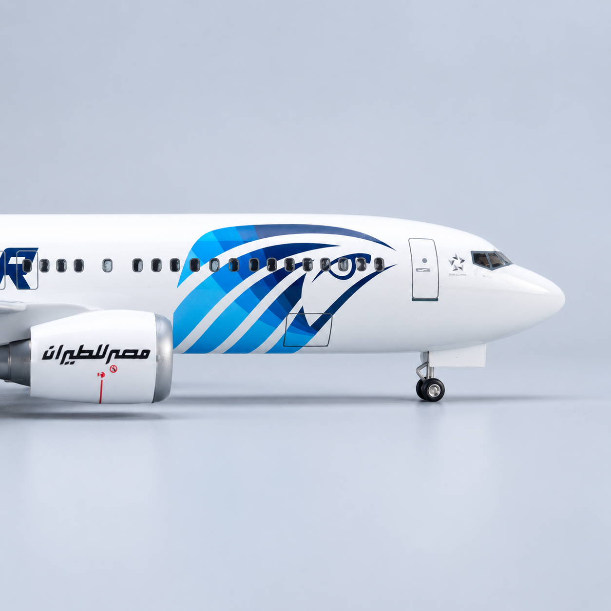 EgyptAir Boeing 737-800 1:85 LED Model | 47cm Aircraft