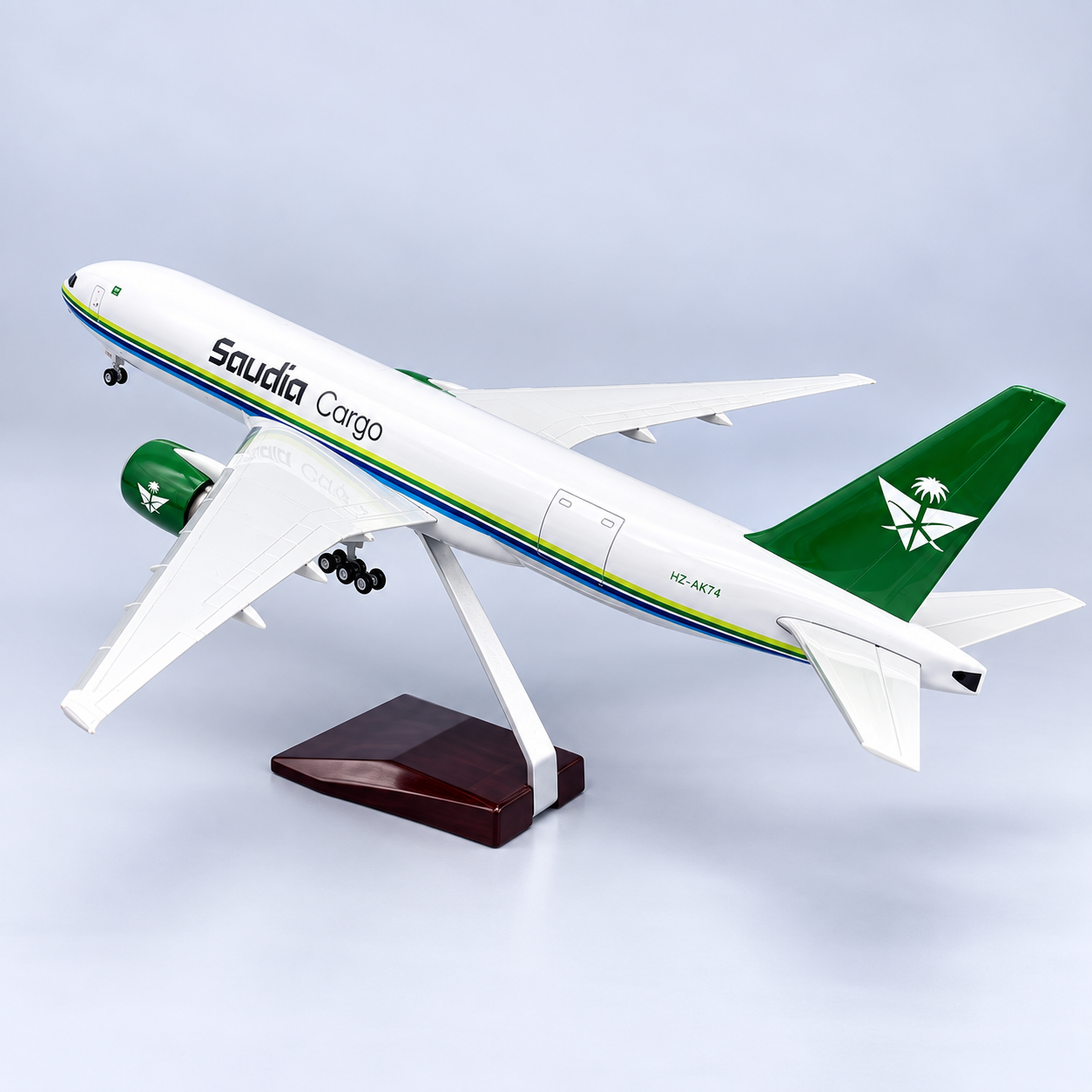Saudia Cargo Boeing 777 Freighter 1:157 Scale Aircraft Model