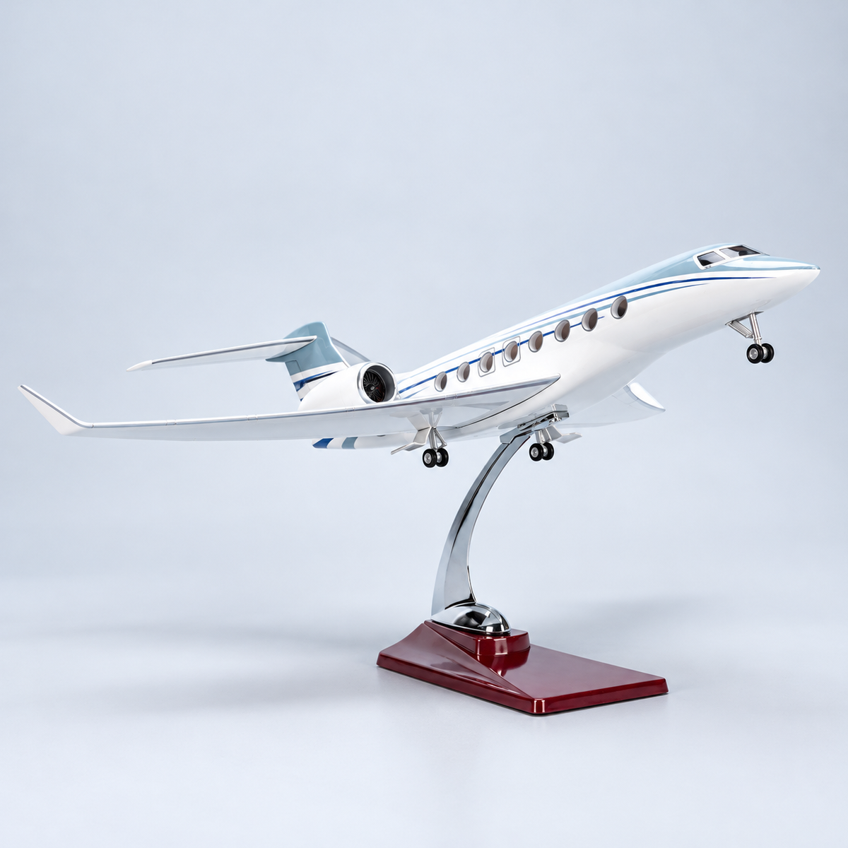 Gulfstream G650ER 1:50 Scale LED Private Jet Model