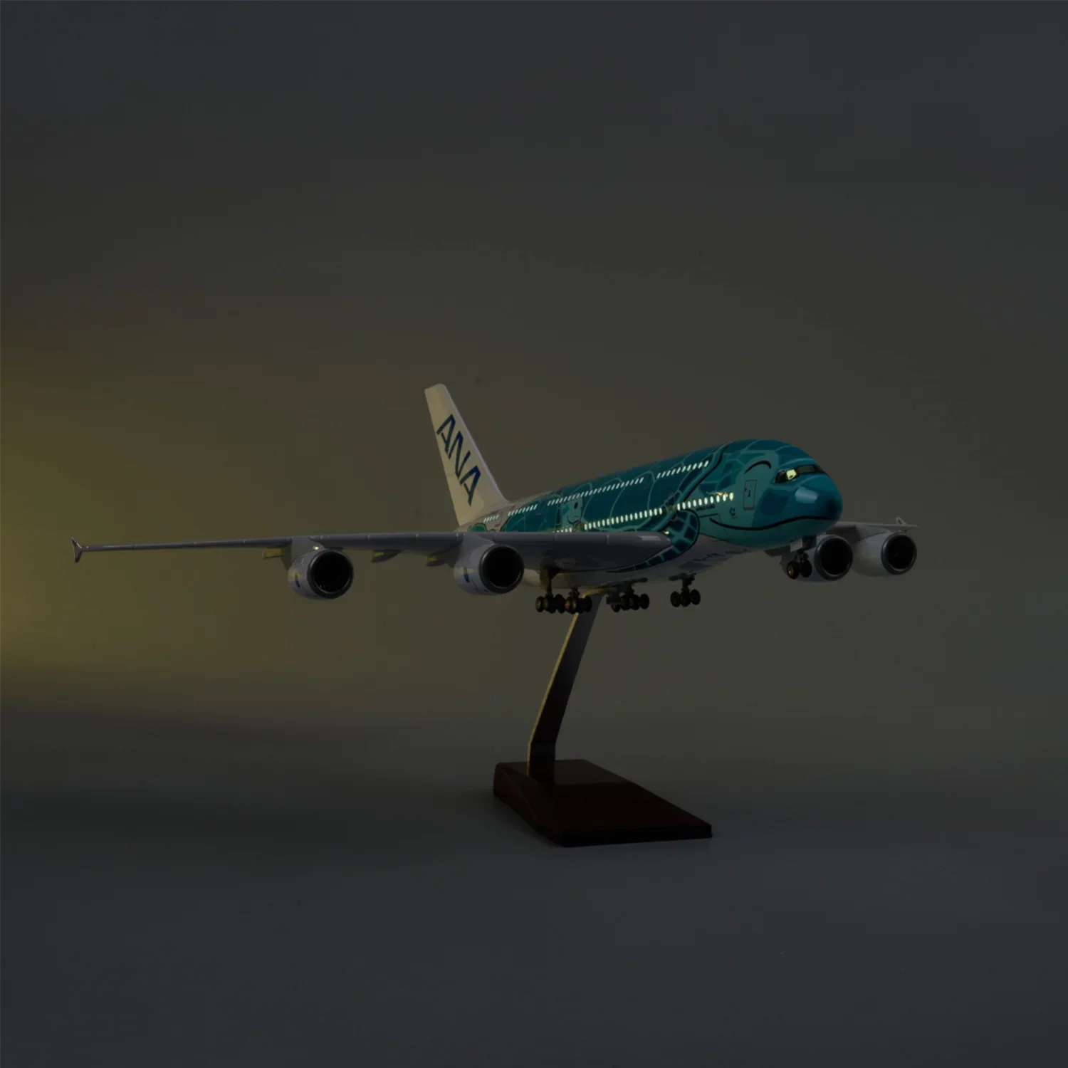 A380 ANA Japan BLUE TURTLE - SCALE 1/160 - 47CM - 18,5 IN - AIRPLANE MODEL