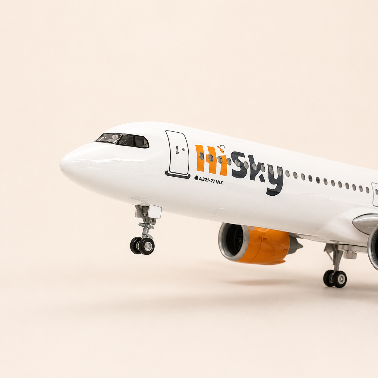 A321NEO HI SKY - SCALE 1/100 - 44CM - 18.5 IN - AIRPLANE MODEL