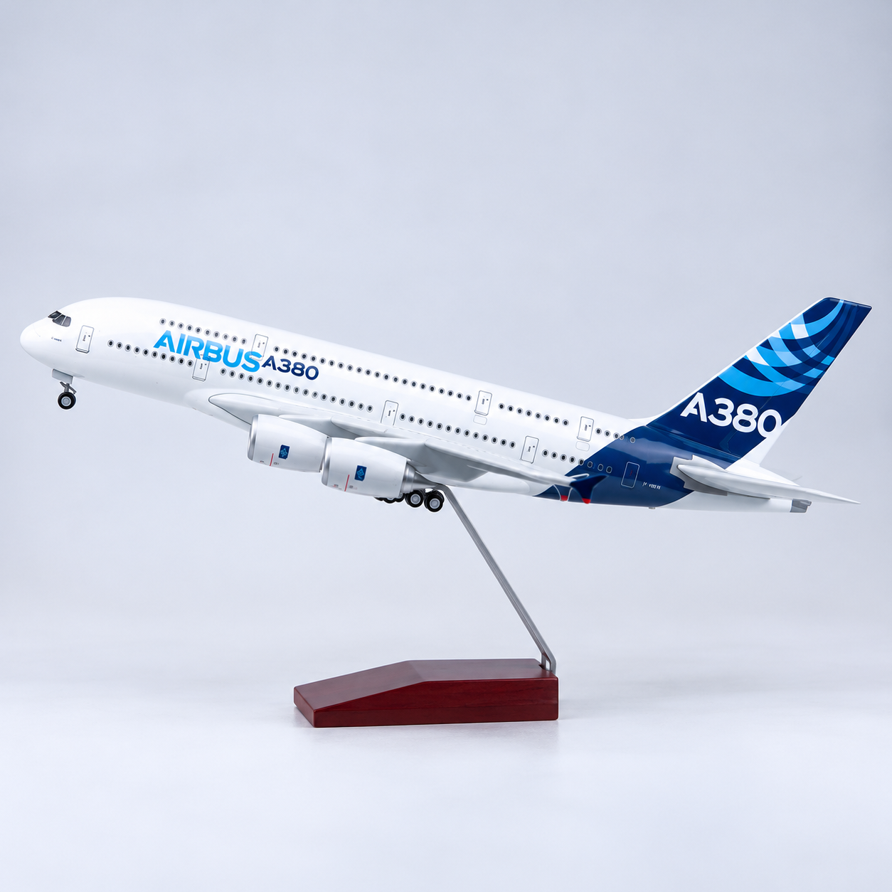 Airbus A380 Prototype 1:160 LED Aircraft Model – 45.5cm with Stand