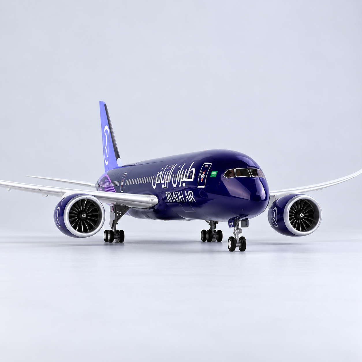 Riyadh Air Boeing 787-9 Dreamliner 1:130 Scale Aircraft Model 
