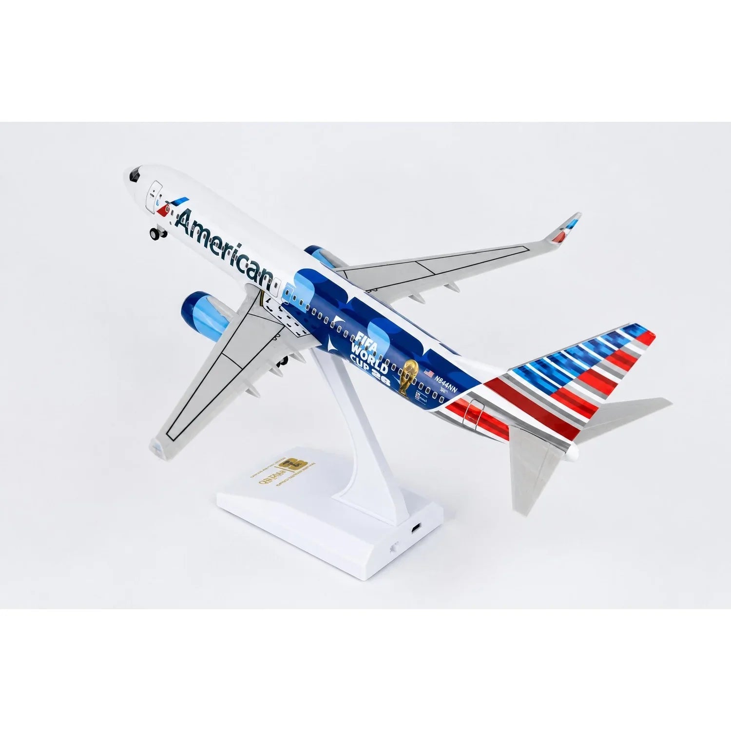 American Airlines Boeing 737-800 "FIFA World Cup 2026" – 30 cm / 11.8 in – Voice-Activated LED Lights